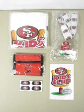 Rare See's Candies and San Francisco 49ers Kids Club Promotional Items Towel NEW