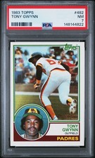 1983 TOPPS #482 TONY GWYNN ROOKIE RC PSA 7