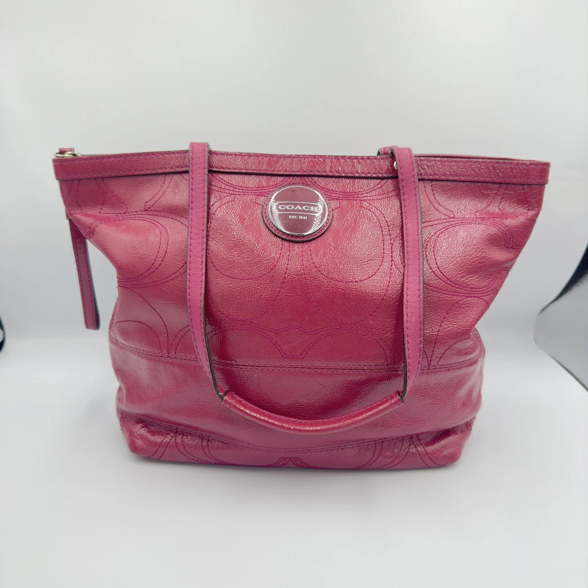 Coach Pink Patent Bags & Handbags for Women for sale | eBay