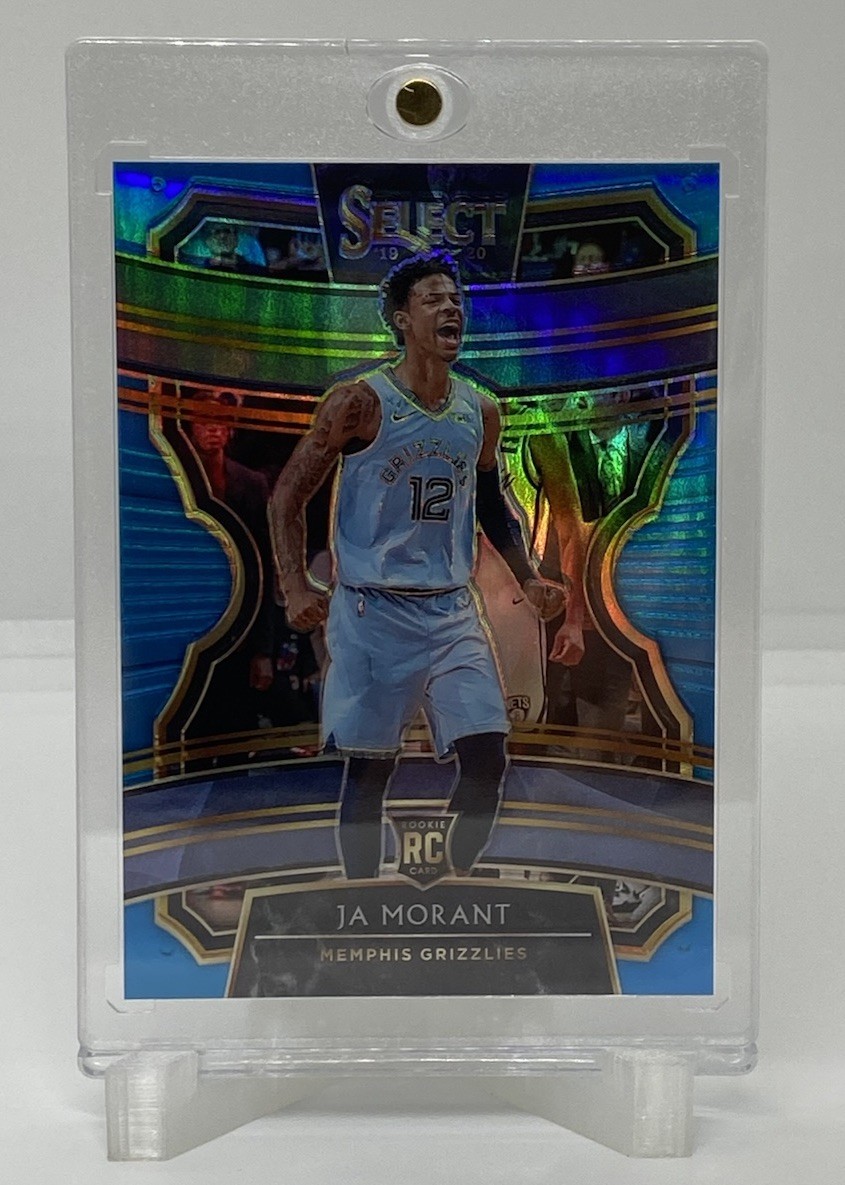 2019-20 Panini Select Concourse Ja Morant #72 Light Blue Prizm /299 Rc Sp