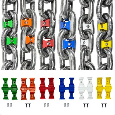 5/16'' (8mm) HT G4 Anchor Windlass Chain Markers, 12-Pack, 6 Colors   FO5062