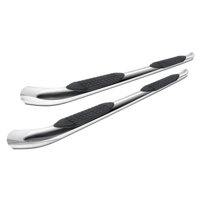 For Chevy Silverado 2500 HD 20-26 Step Bars 3'' Cab Length Polished Round Step