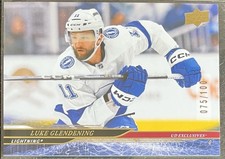 2024-25 UD Series 2 Luke Glendening Exclusives /100 Tampa Bay Lightning #408