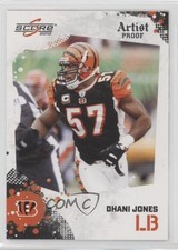 2010 Score Artist Proof 23/32 Dhani Jones #61 05fj