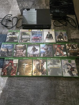 Xbox One Console Bundle,  With Power Adapter,  Hdmi, 16 Games.. Working!