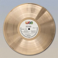 Stevie Nicks "Bella Donna" Gold LP Record wall art