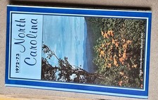 Vintage Official 1972-73 NORTH CAROLINA State-issued Highway  Road Map