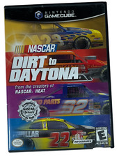 NASCAR: Dirt to Daytona Nintendo GameCube - Tested - Missing Manual