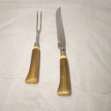 Westall Richardson Sheffield Knife serving fork Vintage England Bakelite Handle 