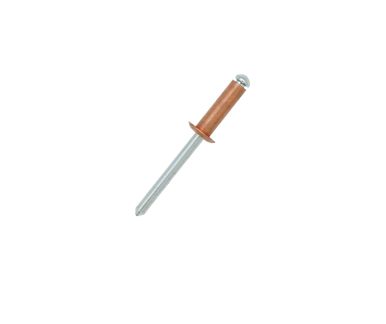 Jrp Riveting Products 4.0 x 8mm Copper/Steel Dome Head Rivets - Box of 800