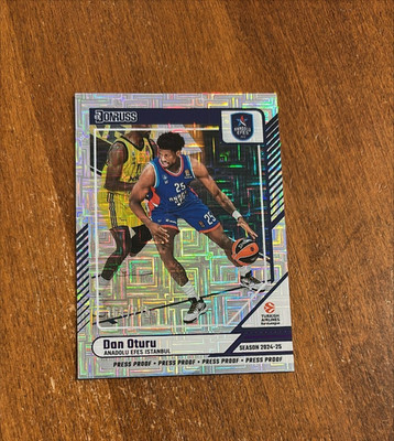 Dan Oturu 2024-25 Donruss EuroLeague Purple Press Proof #84 Anadolu Efes /275