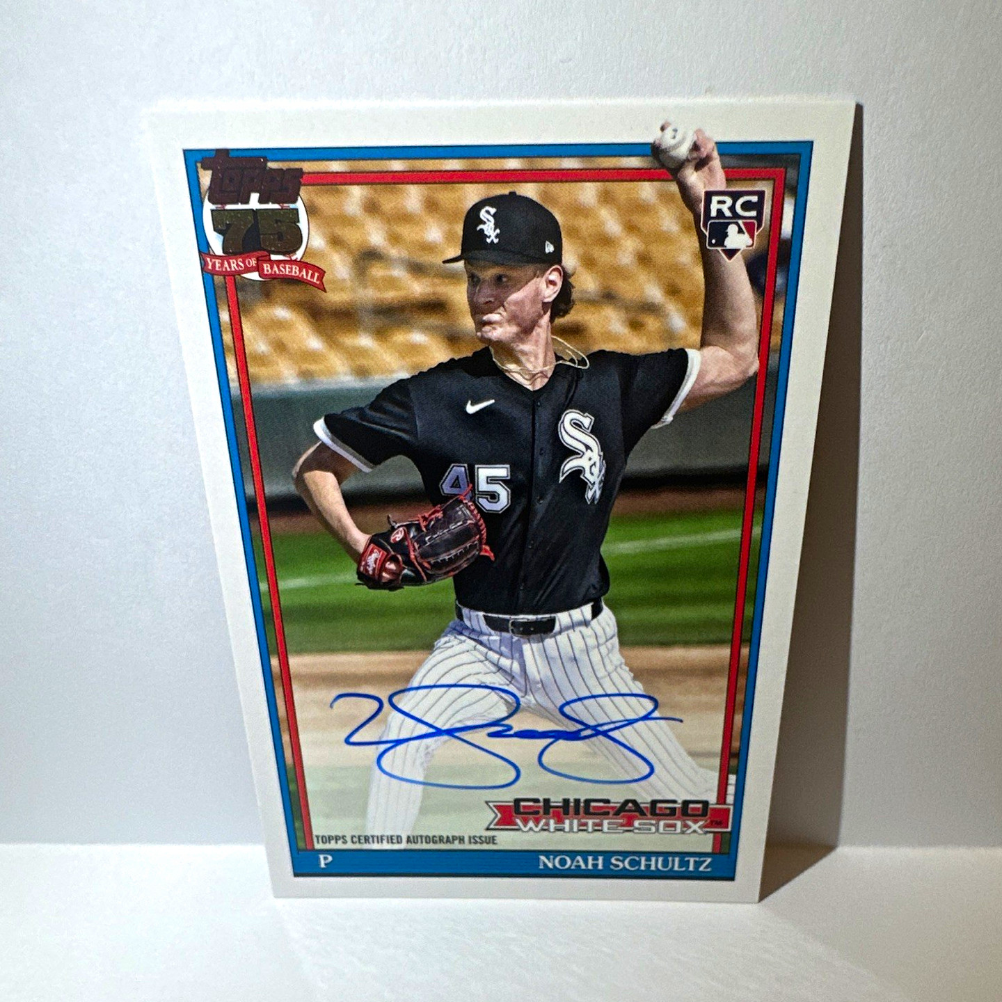 Topps 2026 Series 2 1991 Topps Baseball Autographs Noah Schultz RC Auto #91A-NS