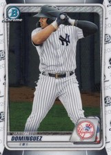 2020 Topps Bowman Chrome New York Yankees Jasson Dominguez Base Prospects