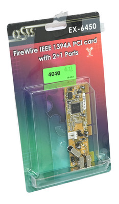 Exsys EX-6450 FireWire IEEE 1394A PCI Card Neu