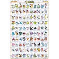 Pokemon Poster Unisex Johto German multicolor...