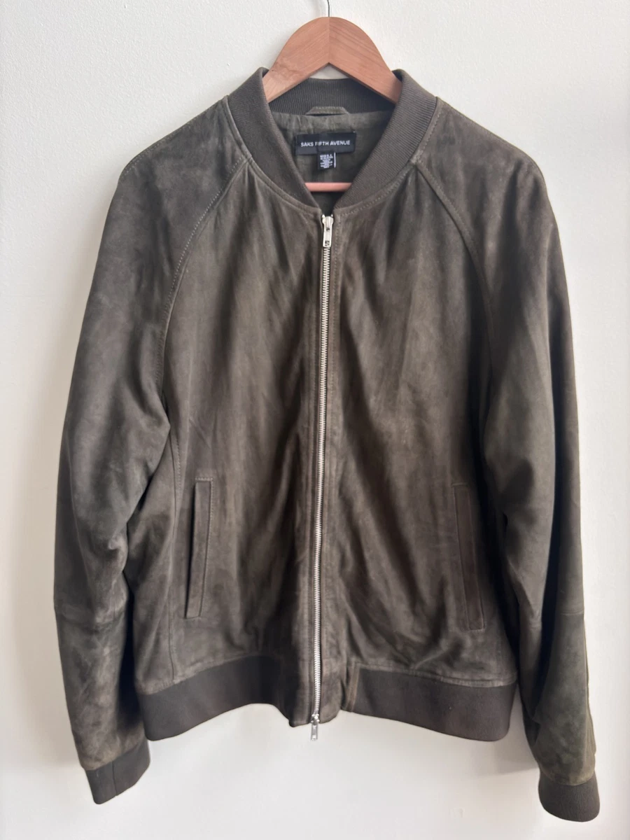saks fifth avenue leather jacket products for sale | eBay