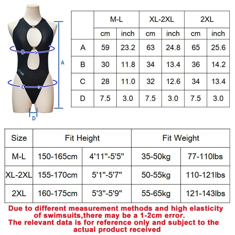 Damen Sexy Bademode Transparent Einteiler Ärmellos Rückenfrei Badeanzug Bodysuit - Bild 2 von 4