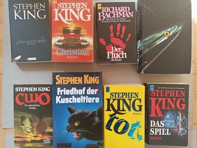 Stephen King:8 Bücher Horror/Krimi Dreamcatcher/Cujo/Das Mädchen/Christine u.a.