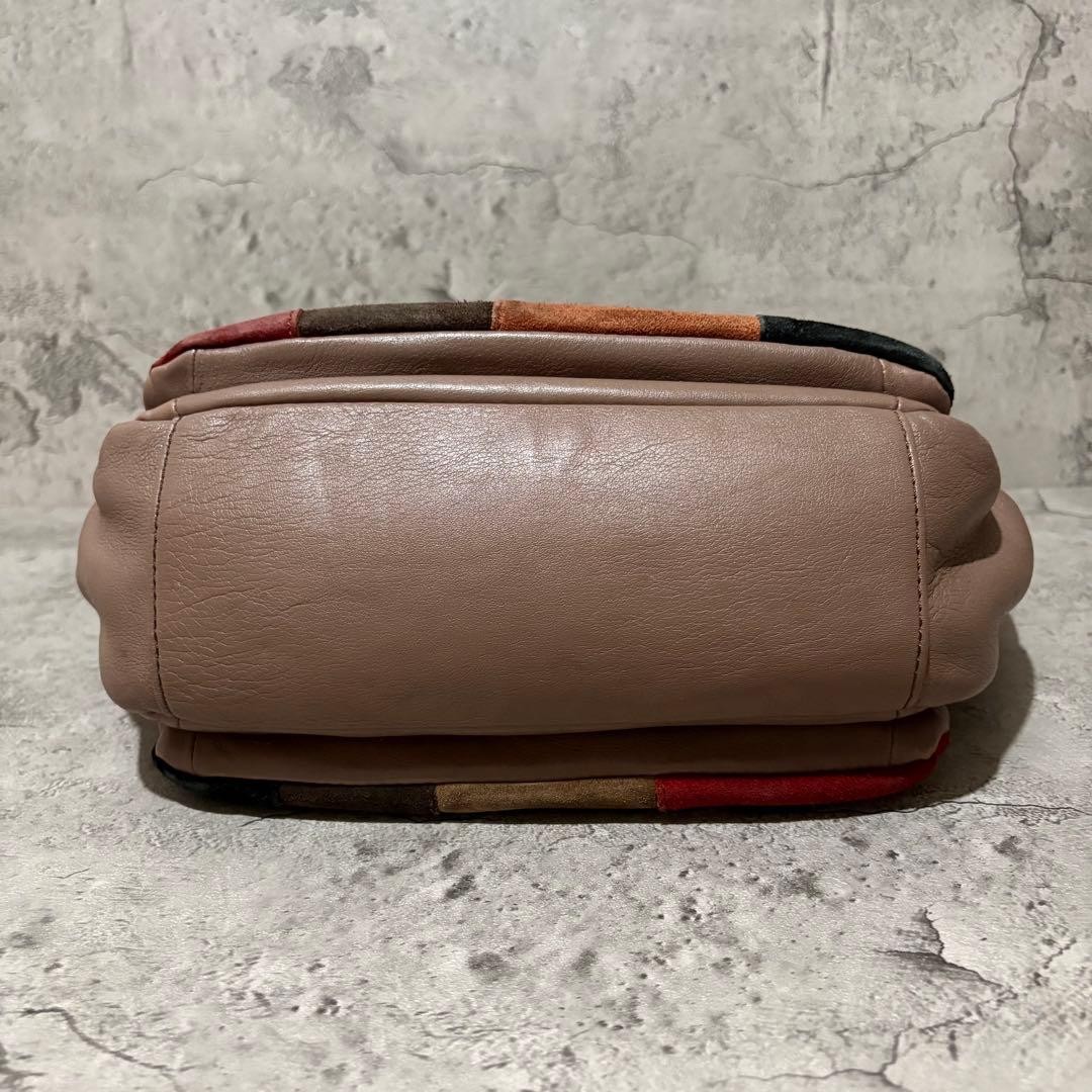 Marc Jacobs Patchwork Shoulder Bag Canvas Multi-C… - image 7