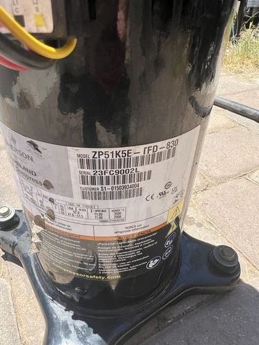 COPELAND SCROLL COMPRESSOR model   ZP51K5E - TFD -830 year 2023 460v -3 phase