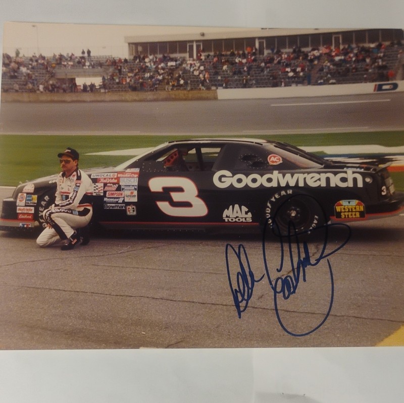 Dale Earnhardt Goodwrench #3 NASCAR Signed Original Photo Richard Childress