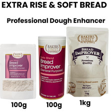 Bread Improver Dough Enhancer 100g or 1kg Extra Rise & Soft Bread -Bakers Street