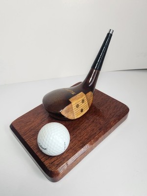 Wright & Ditson Golf Club Desk Plaque Retirement Gift Decor Pre 1940s Spalding