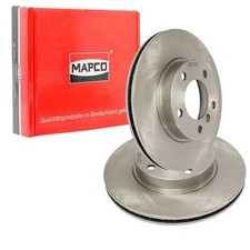 2x MAPCO BREMSSCHEIBEN 286mm BELÜFTET VORNE passend für BMW 3 Z3 Z4 | 15761