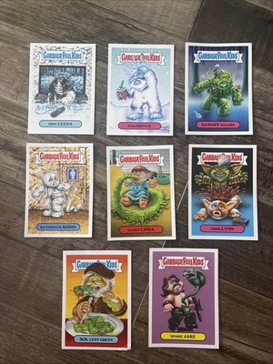 2018 Topps Garbage Pail Kids We Hate The '80s - 8 Card Lot - Grim Lynn SnakeJake
