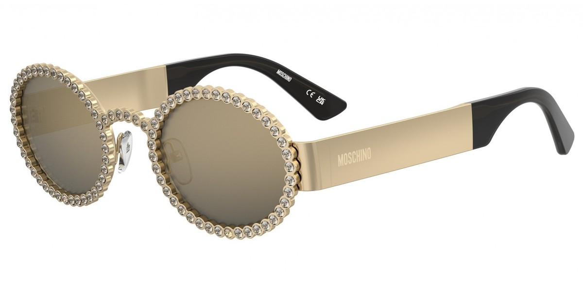 Moschino MOS204/S ROSE GOLD/ GREY BRONZE MIRRORED 52/22/140 women