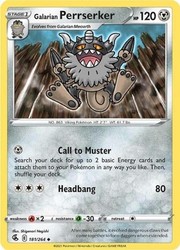 Galarian Perrserker 181/264 Uncommon Fusion Strike