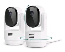 New Arlo Essential 2K Indoor Pan Tilt WiFi Smart Camera Pet Monitor Motion 2-Cam