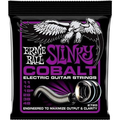 Ernie Ball Cobalt Guitar Strings Electric 2720 Power Slinky Medium 11-48