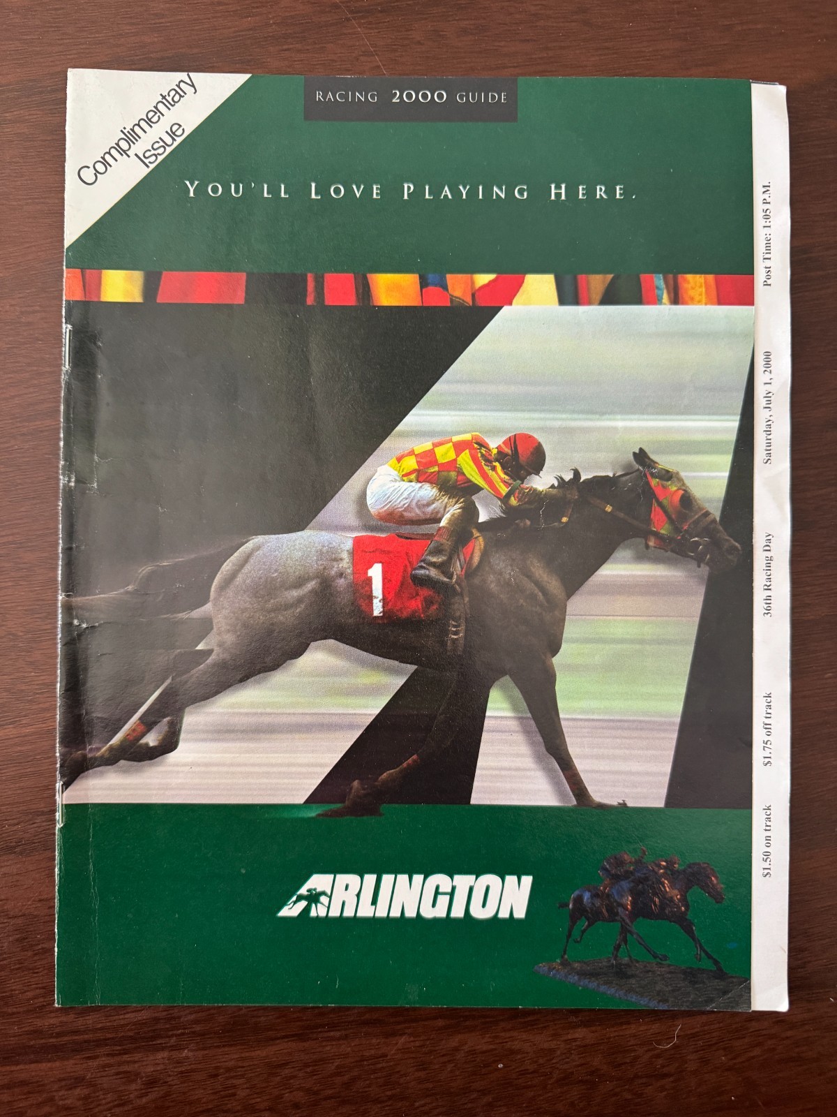 Arlington Park - Racing Guide / Program - Horse Racing - July 1, 2000 ...