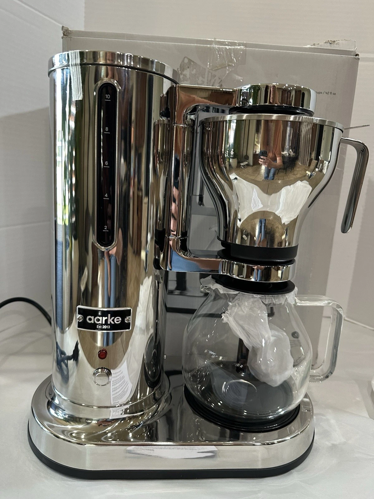Aarke Coffee Maker Electric Drip Coffee Brewer Stainless Steel
Opens in a new window or tab