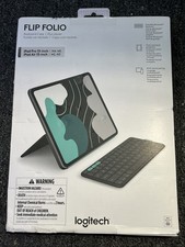 Logitech Flip Folio Keyboard Case for iPad Pro 13" M4 , iPad Air 13" M2 M3
