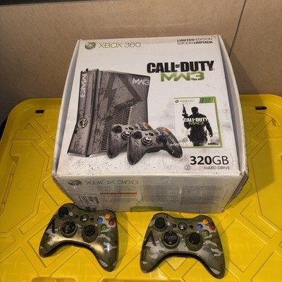 Xbox 360 S 320GB Call of Duty MW3 Edition 2 Controllers Tested WORKING