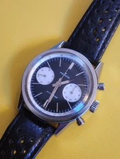 1960's Marvin chronograph - Landeron 149 - Reverse Panda dial - Beautiful!