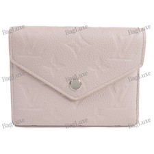 LOUIS VUITTON LV SHW Victorine Wallet M13466 Monogram Empreinte Brume/Gray