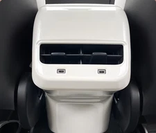 Car Accessories White Rear Air Vent Outlet Protection Cover For Tesla Model 3/ Y