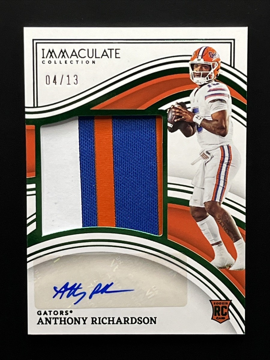 2023 Immaculate Collegiate Rookie Patch Auto Emerald #3 ANTHONY