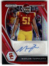 2021 Panini Prizm Draft Picks Marlon Tuipulotu Autographs Red #/199 #DPA-MTU