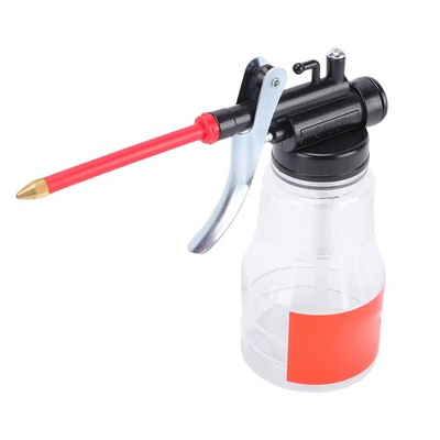 #ad 250ml High Pressure Hand Pump Oiler With Long Flexible Nozzle Made From PET $12.59