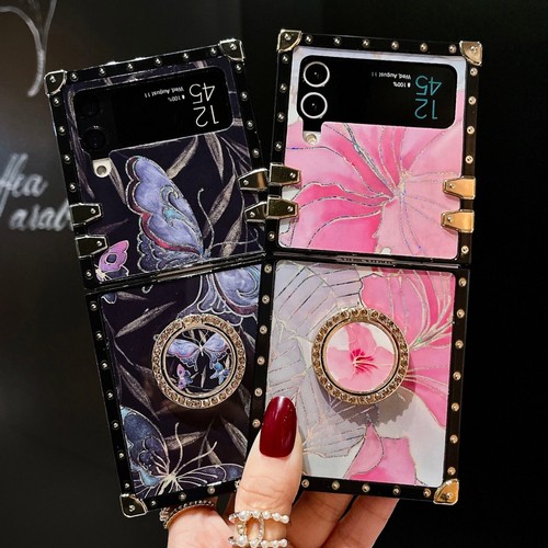 Étui de luxe Bling paillettes bague diamant support housse pour Samsung Z Flip 3/45/6 - Photo 9 sur 60