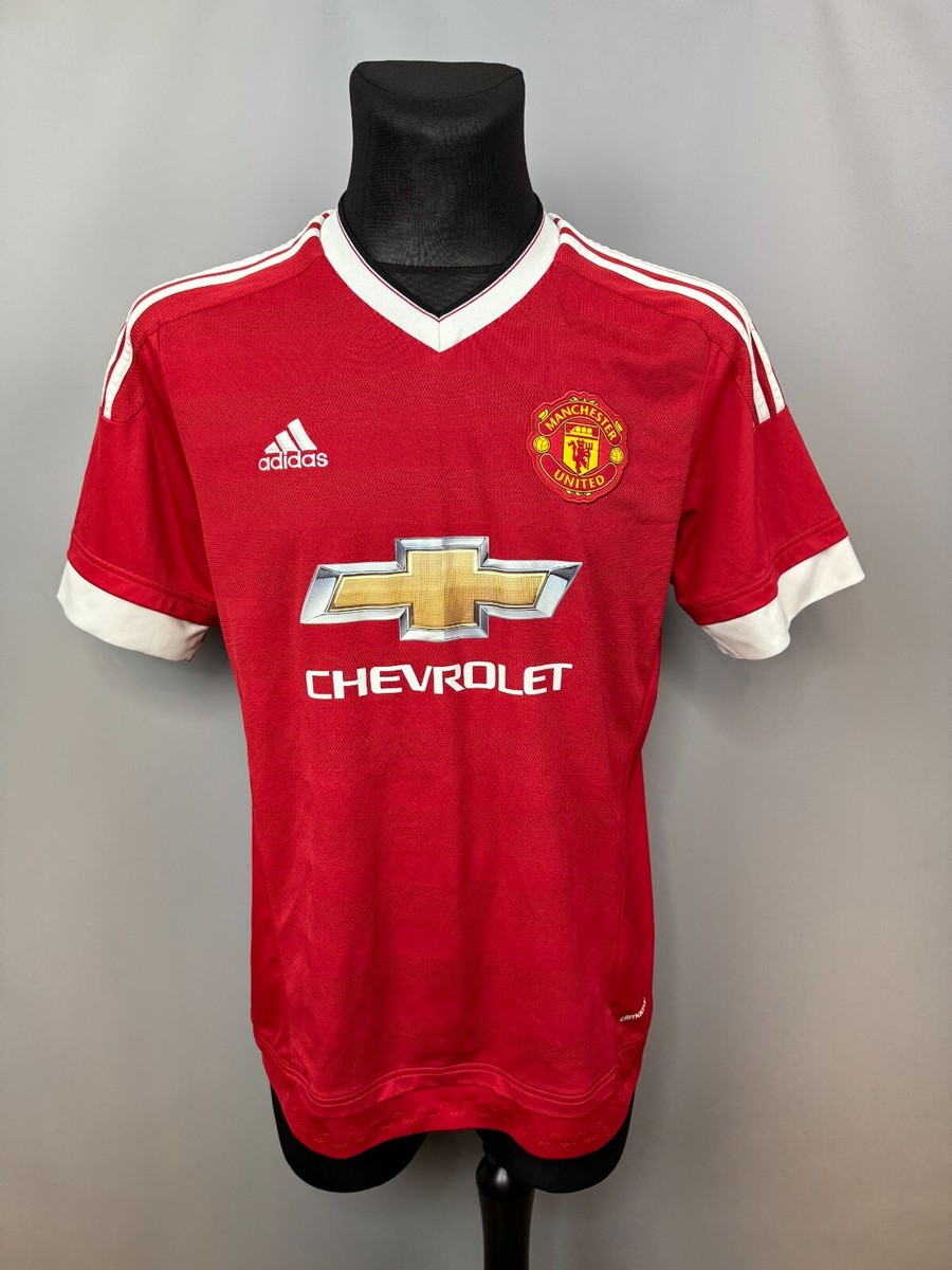 MANCHESTER UNITED 2015 2016 HOME SHIRT FOOTBALL SOCCER ADIDAS