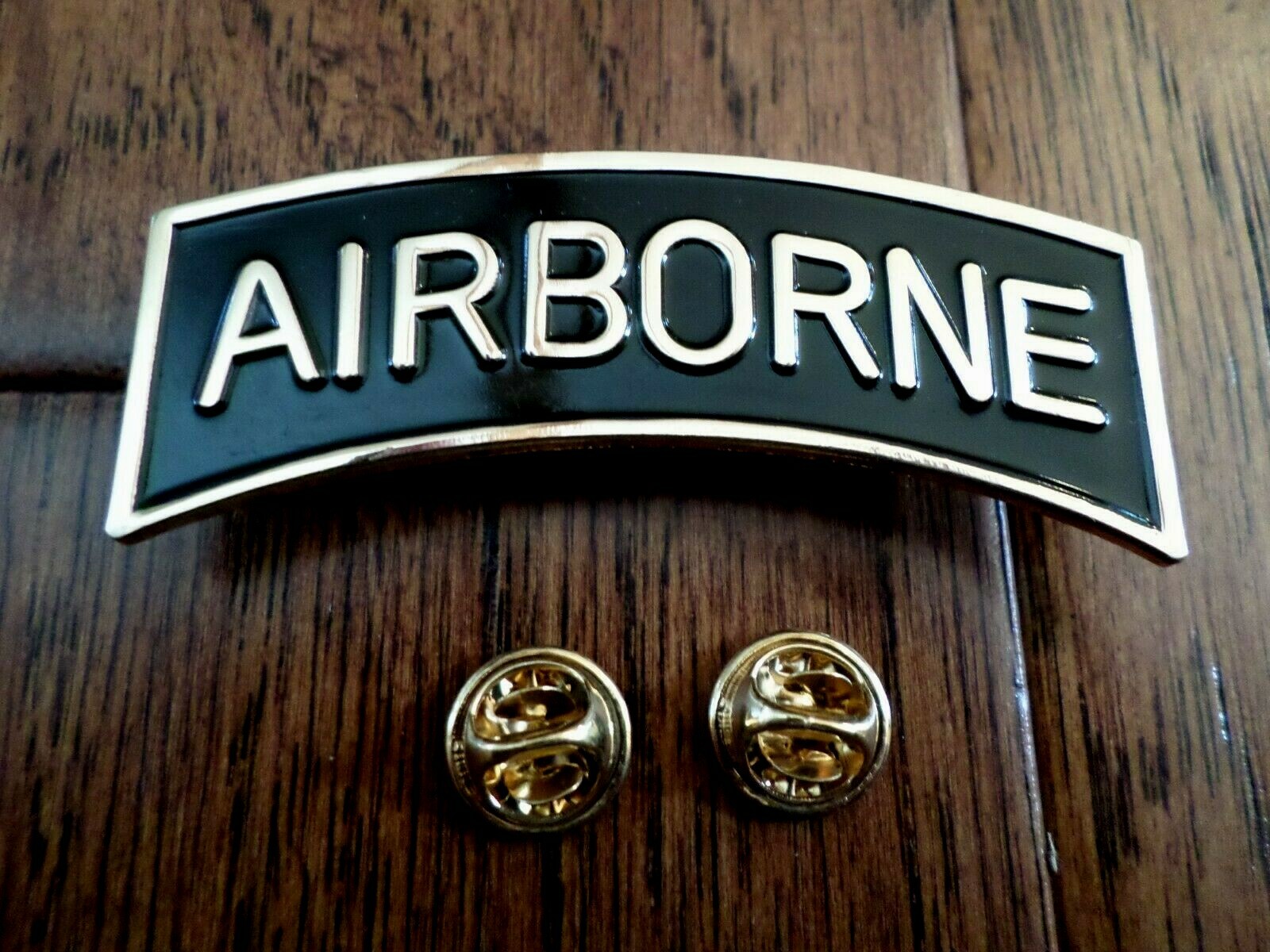 U.S ARMY OVERSIZED AIRBORNE ROCKER BADGE PARATROOPER HAT LAPEL PIN | eBay