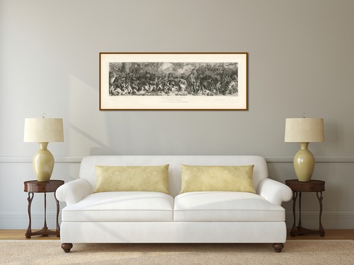 Death of Nelson Trafalgar Battle antique print Sharpe Maclise 1875 art poster - Picture 14 of 15