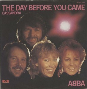 Abba The Day Before You Came German 7" vinyl single record ...