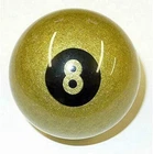 ARAMITH GOLDEN 2" 8 BALL POOL BALL
