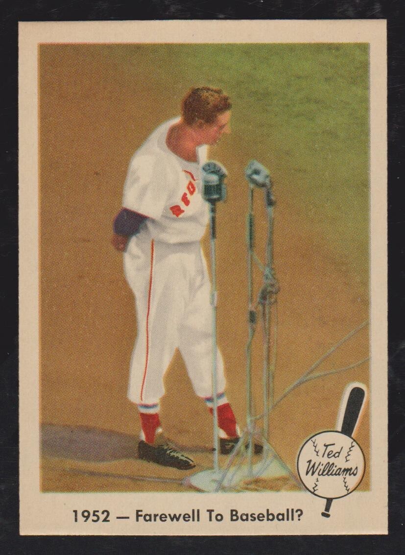 1959 FLEER BASEBALL TED WILLIAMS #45 FAREWELL NMMT * FREE SHIPPING *